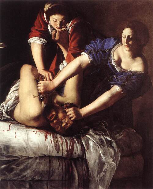 Giuditta che decapita Oloferne, Artemisia Gentileschi