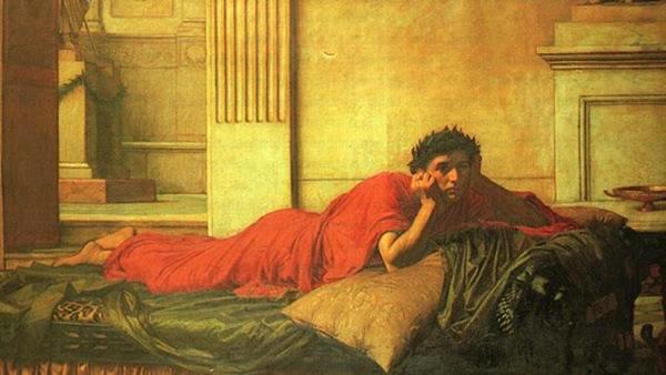 Il rimorso dell'imperatore Nerone dopo l'assassinio di sua madre, John William Waterhouse