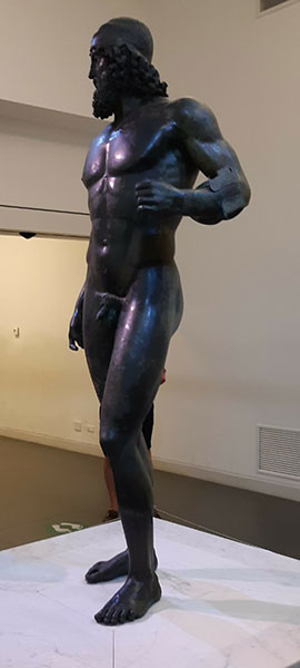 Bronzi di Riace, statua A