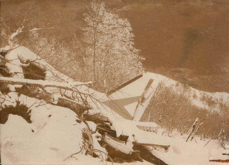 Il relitto del volo Itavia 703 precipitato sul Monte Serra (Public Domain/Wikipedia)