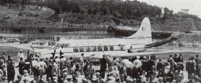 Primo volo inaugurale Itavia, giugno 1960 (Public Domain/Wikipedia)