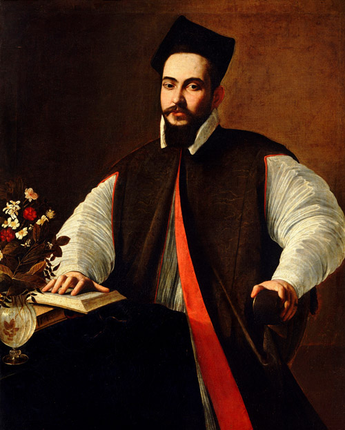 Un giovane Maffeo Barberini ritratto da Caravaggio